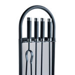 Silverflame 26" Companion Set In Crescent Holder